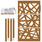 Garden Gate 100x150 cm Weathering Steel Light Design 4100956