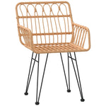 Garden Chairs 2 pcs with Armrest 56x64x80 cm PE Rattan 319426