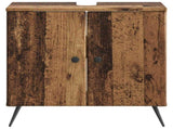 Bathroom Sink Cabinet BREDA Old Wood 59.5 x 31.5x 59 cm 897453