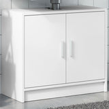 Sink Cabinet White 63x29x55 cm Engineered Wood 848094