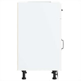 Kitchen Base Cabinet Kalmar White Engineered Wood 853467