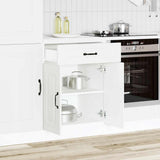 Kitchen Base Cabinet Kalmar White Engineered Wood 853487