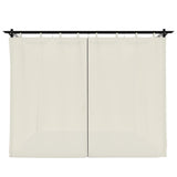 Gazebo with Curtains Cream 3x3 m Steel 4003917
