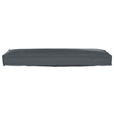 Pallet Cushion Set 2 pcs Anthracite 120 x 40 x 8 cm 42001698