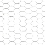 Chicken Wire Fence Galvanised Steel 25x1.2 m Silver 143320