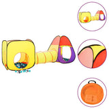 Children Play Tent with 250 Balls Multicolour 255x80x100 cm 3107728