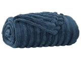Throw Blankets 6 pcs Navy Blue 200 x 150 cm Fleece 42016882