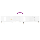 Coffee Table White 102x50x40 cm Engineered Wood 829276