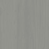 Shoe Cabinet VIGO Grey 60x35x96 cm Solid Wood Pine 353168