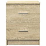 Bedside Cabinets 2 pcs with 2 Drawers Sonoma Oak 40x36x50 cm 858790