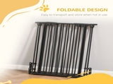 Pet Safety Gate, 3 Panels Playpen Fireplace, Foldable Metal Fence, Stair Barrier, Room Divider, Fire T3398P376450