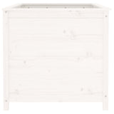 Garden Raised Bed White 119.5x82.5x78 cm Solid Wood Pine 825311