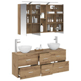 Bathroom Furniture Set 4 pcs Artisan Oak 3406702