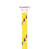 Boat Rope Yellow 16 mm 100 m Polypropylene 152627