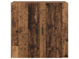Wall-Mounted Cabinet 2 pcs Old Wood 69.5 x 34 x 90 cm 3394506