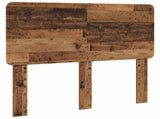 Bed Frame with Headboard Old Wood 135 x 190 cm Engineered Wood 3412799