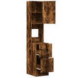 Kitchen Cabinet Smoked Oak 35x50x180 cm Engineered Wood 840762