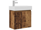 Bathroom Vanity Unit with Tap Old Wood 45.5 x 25.5 x 84 cm 889489