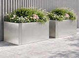 Retaining Wall 50 x 50 x 50 cm Stainless Steel Silver 8015235
