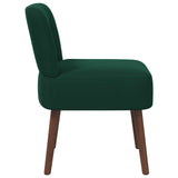 Slipper Chair Dark Green Velvet 42050514