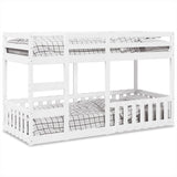 Bunk Bed White 90x200 cm Solid Wood Pine 3308590