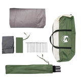 Tunnel Tent 4-Person Green and White 318 x 275 x 140 cm 42004053
