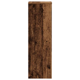 Plant Stand 2pcs Old Wood 25x25x80 cm Engineered Wood 852949