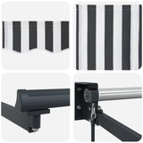 Manual Retractable Awning with LEDs 4 x 2 m 3419405
