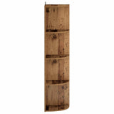 Corner Shelf 4-Tier 41.5 x 41.5 x 143 cm Engineered Wood 8016340