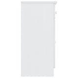 Sideboard ALTA White 77x35x73 cm Solid Wood Pine 353942
