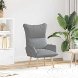 Armchair Light Grey 69 x 74 x 93 cm Fabric 42001865