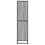 Bookcase Grey Sonoma 60x35x139 cm Engineered Wood 3300843