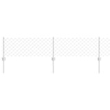 Chain Link Fence with Post 10 x 0.4 m 3336293