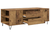 Coffee Table Old Wood 102 x 44.5 x 50 cm Engineered Wood 882687