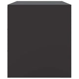 TV Cabinets 2pcs Black 67x39x44 cm Steel 841632