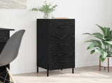 Sideboard Black oak 34 x 34.5 x 90 cm Engineered wood 881569
