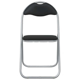 Folding Chair 2 pcs Black and Grey 48 x 43.5 x 81 cm 42029043