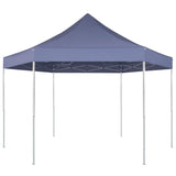 ZNTS Hexagonal Pop-Up Foldable Marquee Dark Blue 3.6x3.1 m 42107