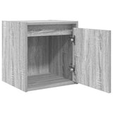 Wall-Mounted Bedside Cabinets 2 pcs Grey Sonoma 38x34x40 cm 861240