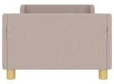 Toddler Bed Frame with Headboard Light Grey 70 x 140 cm 42010846