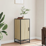 Sideboard Sonoma Oak 35.5x35x76 cm Engineered Wood and Metal 848940