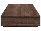 Monitor Stand Brown Oak 100x27x15 cm Engineered Wood 854757