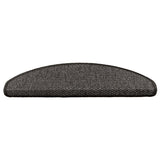 Stair Mats Self-adhesive Sisal-Look 30 pcs 65x21x4 cm Anthracite 3365873