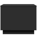 Coffee Table Black Engineered wood 50 cm x 50 cm x 40 cm 839869