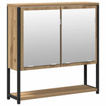 Bathroom Furniture Set with Storage 2 pcs Brown 60 x 30 x 60 cm 3334323