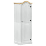 Wardrobes with Shelf White 55 x 52 x 170 cm Solid Pine Wood 42024933