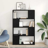 TV Cabinet Set Black 80 x 24 x 125 cm Engineered Wood 875202
