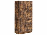 Cabinet Set 2 pcs Smoked Oak Engineered Wood 3416984