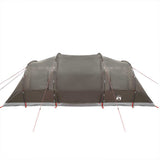 Camping Tent Tunnel 4-Person Brown Waterproof 4009414