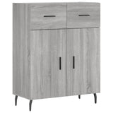 Highboard Grey Sonoma 69.5x34x180 cm Engineered Wood 3200535